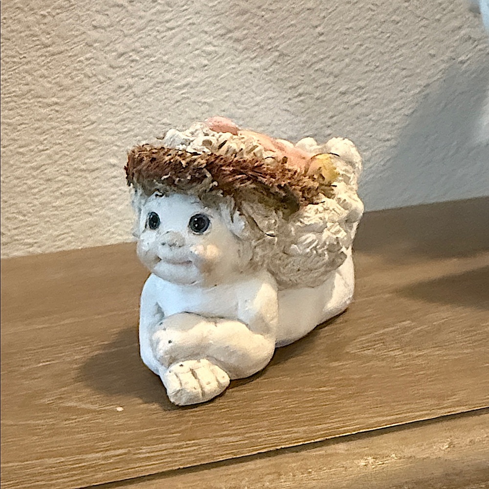 Dreamsicles Cherub Candle Holder; Kristin 1994